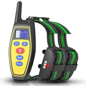 2 in 1 Dog Training Collar Automatic Anti Bark Control with Remote Rechargeable and Waterproof for 2 dogs 2 in 1 Dog Training Collar Automatic Anti Bark Control with Remote Rechargeable and Waterproof for 2 dogs
