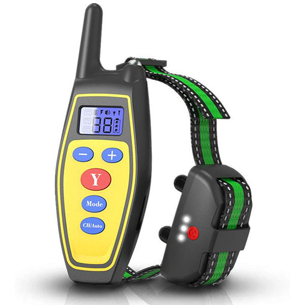 2 in 1 Dog Training Collar Automatic Anti Bark Control with Remote Rechargeable and Waterproof