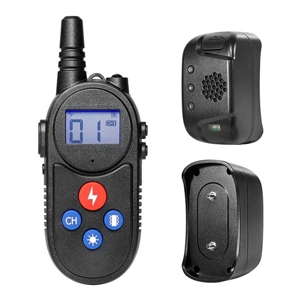 dog training collar with walkie talkie Remote Control Distance Up to 3280Ft