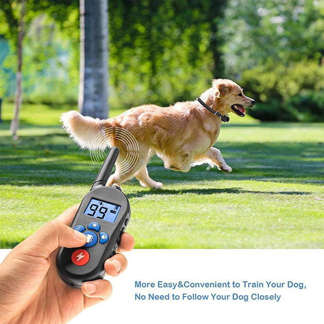 Dog training collar 600 yards with waterproof Rechargeable